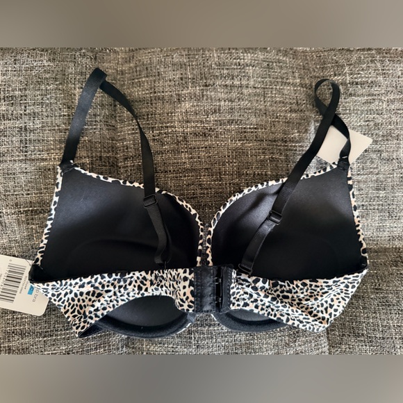 Rene Rofe Padded Push Up Bra Size 36C Leopard Print With Underwire - Picture 4 of 6